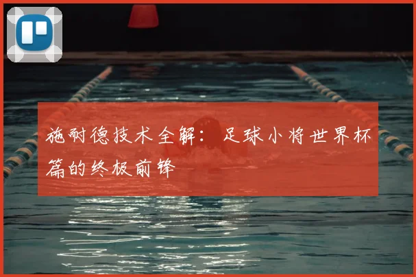 施耐德技术全解：足球小将世界杯篇的终极前锋