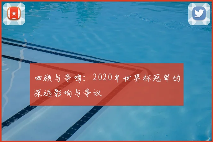 回顾与争鸣：2020年世界杯冠军的深远影响与争议